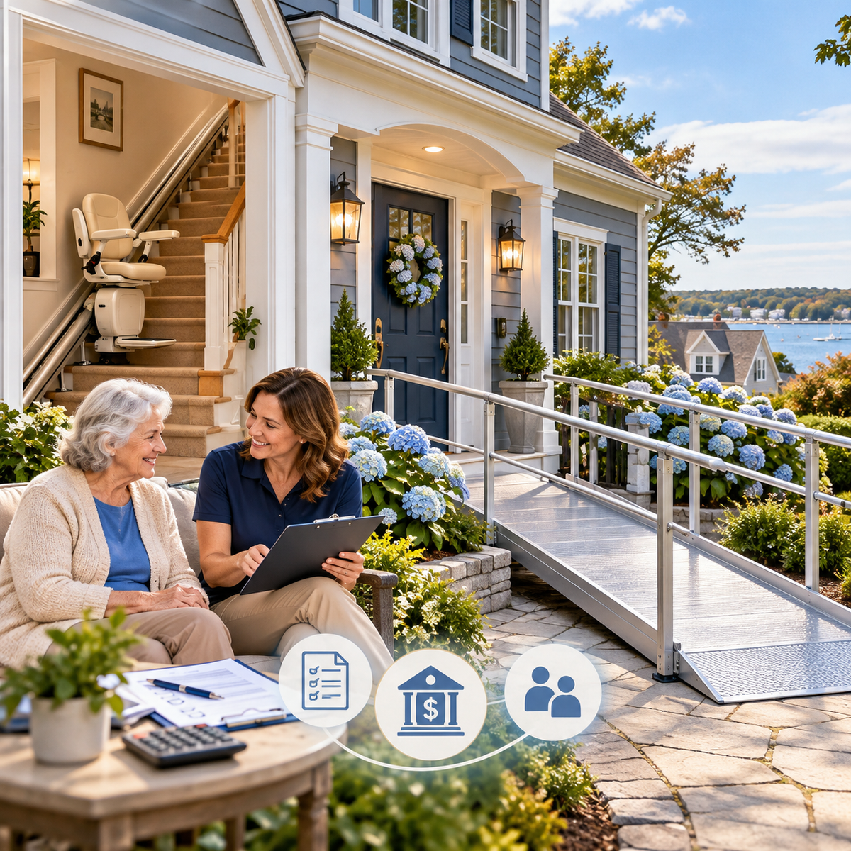 Does Medicare Cover Stairlifts or Wheelchair Ramps? The Complete 2026 Massachusetts & Connecticut Guide to Funding, Tax Savings, Costs and Aging in Place