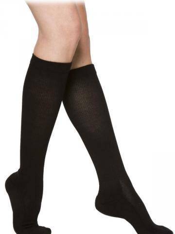 142 Cushioned COTTON for Women by Sigvaris Knee High Calf Compression Stockings 15-20mmHg.