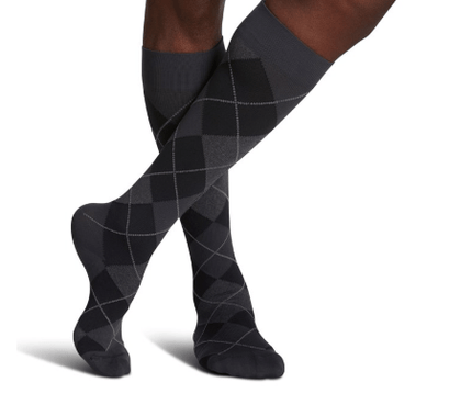 183 Microfiber Shades for Men by Sigvaris Knee High Calf Compression Stockings 15-20mmHg.