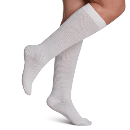 146 Casual COTTON for Women by Sigvaris Knee High Calf Compression Stockings 15-20mmHg.