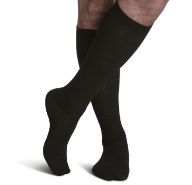 186 Casual COTTON for Men by Sigvaris Knee High Calf Compression Stockings 15-20mmHg.