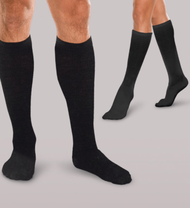 CoreSpun Support Socks Unisex 15-20mmHg, 20-30mmHg, 30-40mmHg Knee Highs.