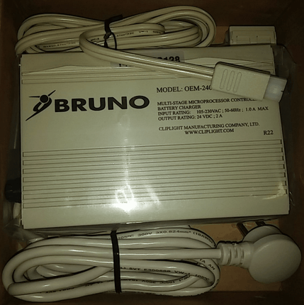 Bruno 1550 2000 2010 Elite CRE 2110 2750 Stairlift Charger 2 AH Amp BCR-24018.
