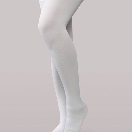 Therafirm Anti-Embolism 18mmHg Thigh High Open-Toe Stockings.
