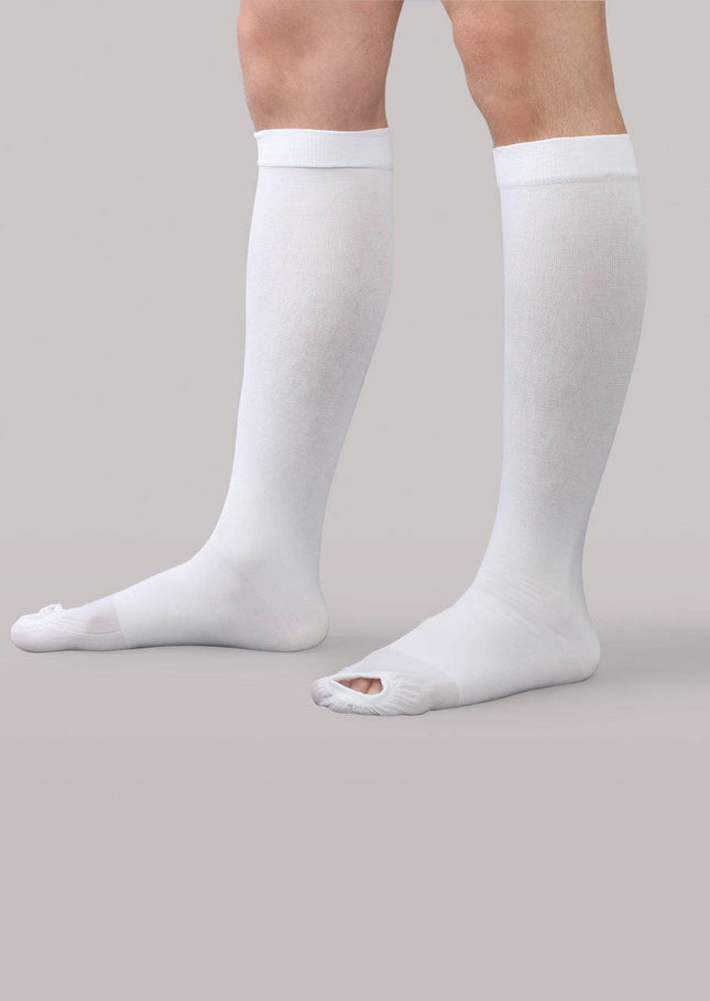 Therafirm Anti-Embolism Knee High Open-Toe Stockings - USA Medical Supply 