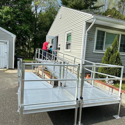 USED Aluminum Handicap Ramp with Professional Installation