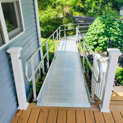 Rental Aluminum Handicap Ramp with Professional Installation