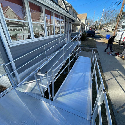 USED Aluminum Handicap Ramp with Professional Installation