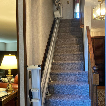 New Folding Rail Harmar Pinnacle SL600 Stairlift Straight Rail 350lbs Capacity  with 10 Year Warranty