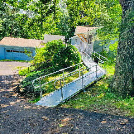 NEW Aluminum Handicap Ramp with Professional Installation