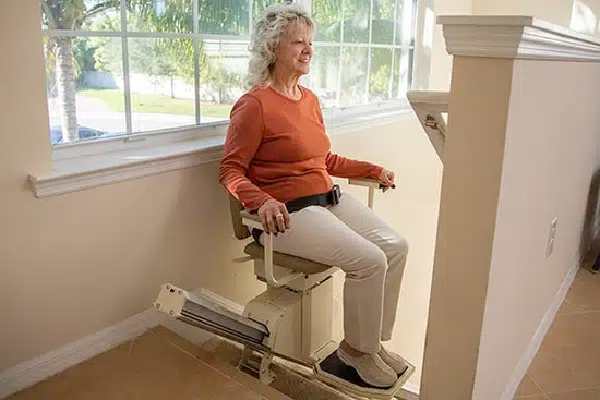 USED Pinnacle SL600HD Heavy-Duty Stairlift – Built for Strength, Designed for Comfort