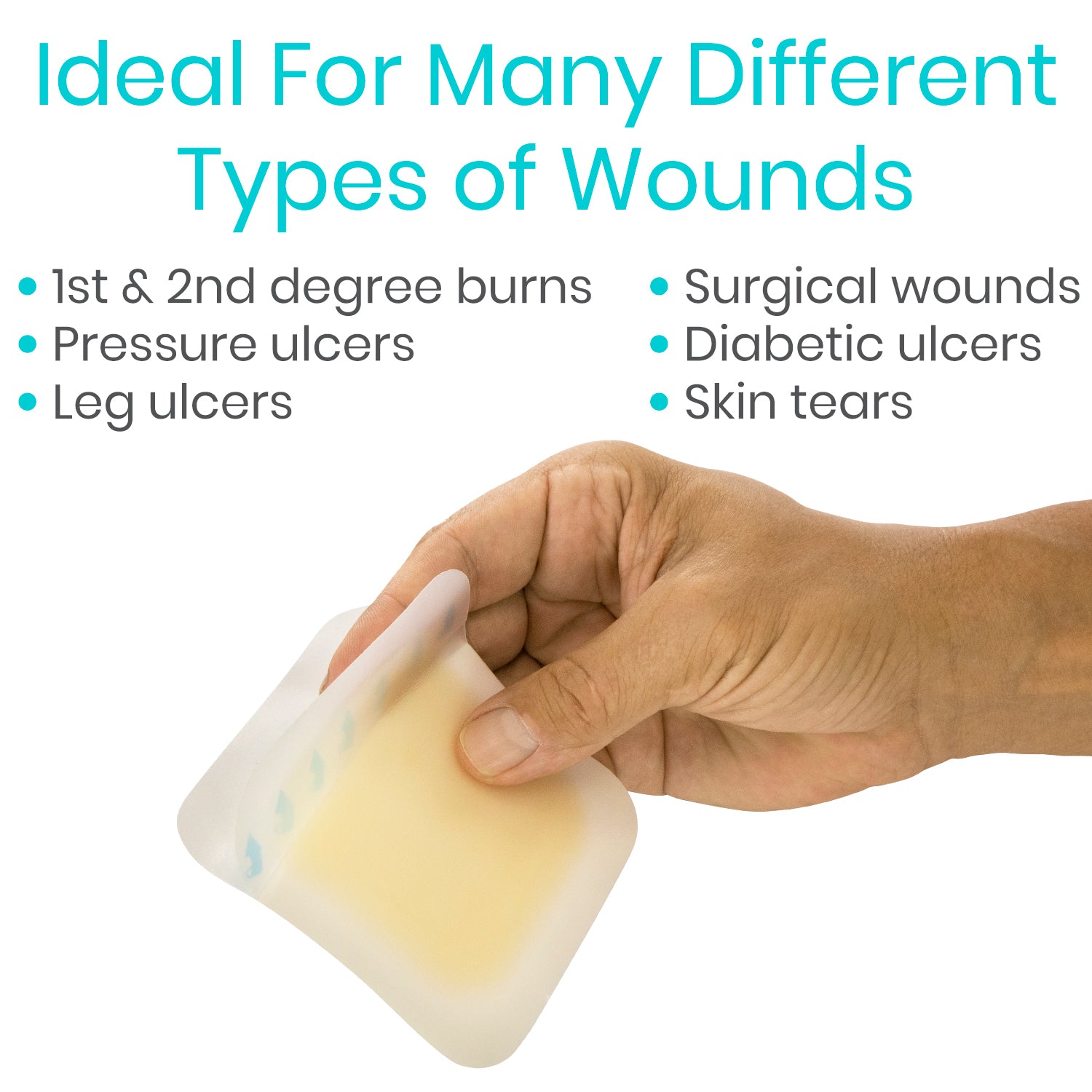 Hydrocolloid Bordered Dressing (Sterile) USA Medical Supply Hydrocolloid Bordered Dressing (Sterile) USA Medical Supply