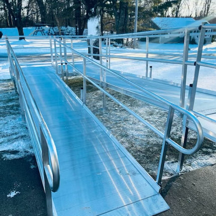 USED Aluminum Handicap Ramp with Professional Installation