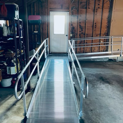 USED Aluminum Handicap Ramp with Professional Installation