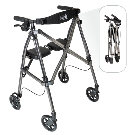 Space Saver Rollator - Black Walnut by Stander - product image 1