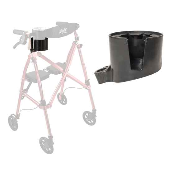 Walker-Rollator Cup Holder Accessory