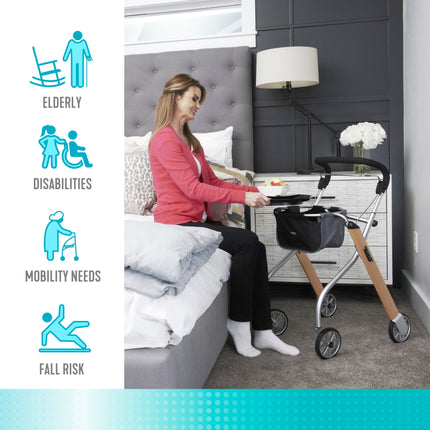 Let's Go Indoor Rollator - Beech by Stander - product image 6