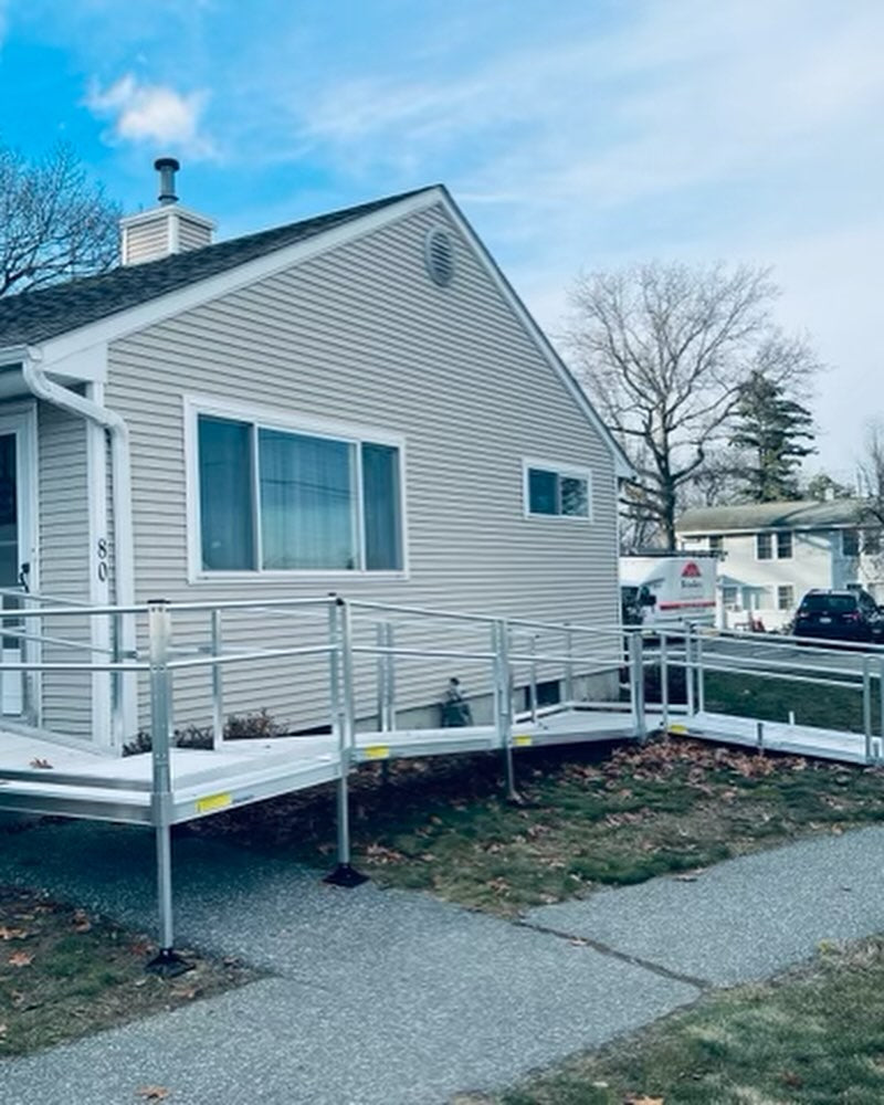 Ghandiicapped Ramp NEW Aluminum Handicap Ramp with Professional Installation – USA Medical ...