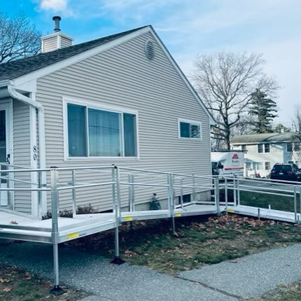 USED Aluminum Handicap Ramp with Professional Installation