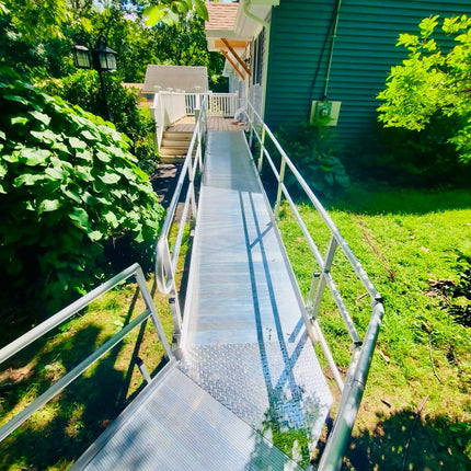 USED Aluminum Handicap Ramp with Professional Installation