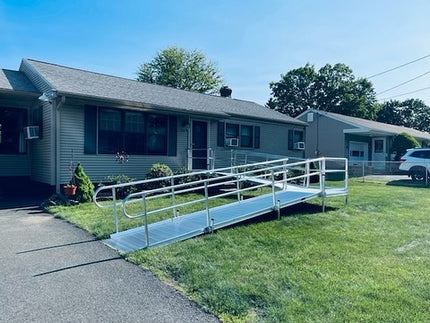 USED Aluminum Handicap Ramp with Professional Installation