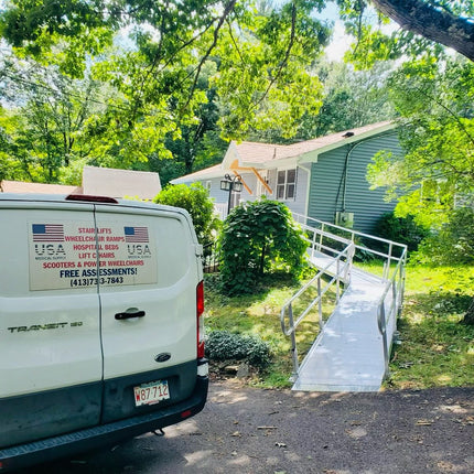 USED Aluminum Handicap Ramp with Professional Installation