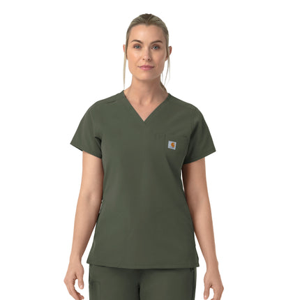 CARHARTT Rugged Flex FLD Women's V-Neck Scrub Top