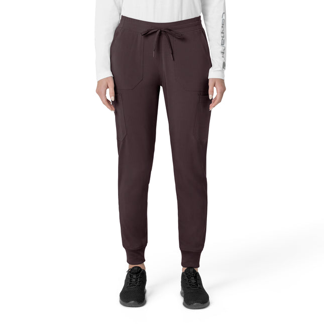 FORCE CROSS-FLEX WOMEN'S CARGO JOGGER SCRUB PANT DARK SEPIA C53110