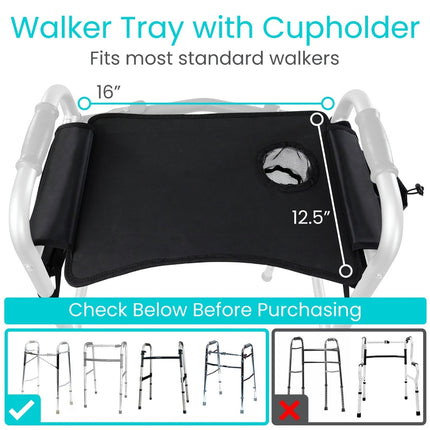 VIVE:Walker Tray With Pockets