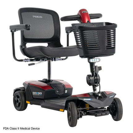 PRIDE MOBILITY GO-GO ENDURANCE AL + 4-WHEELS
