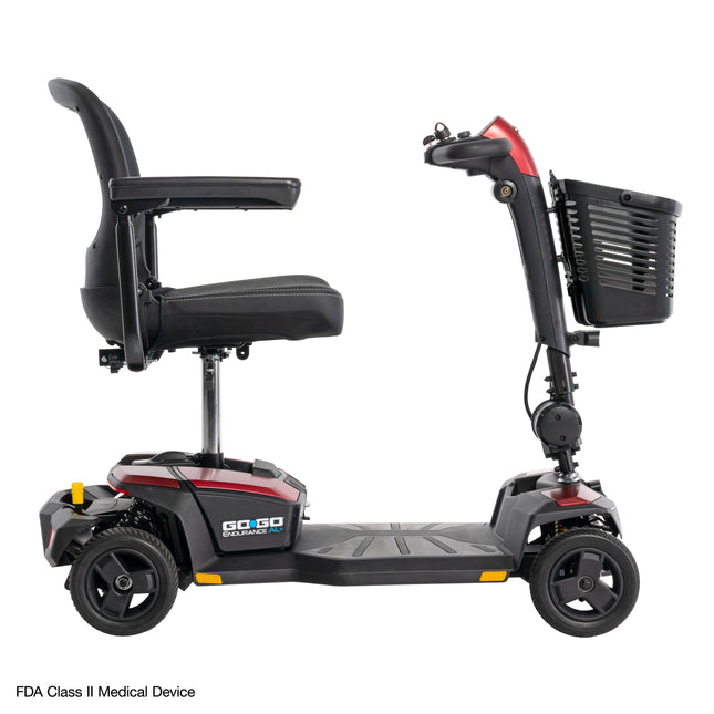 PRIDE MOBILITY GO-GO ENDURANCE AL + 4-WHEELS
