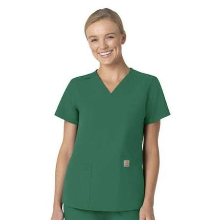 Carhartt Force Essentials Women’s V-neck scrub top C12113