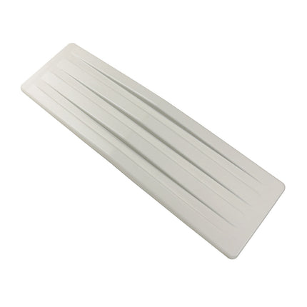White plastic transfer boards 28x81/4x1/4