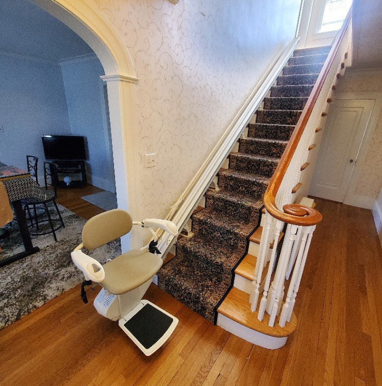 Stairlift installation photo