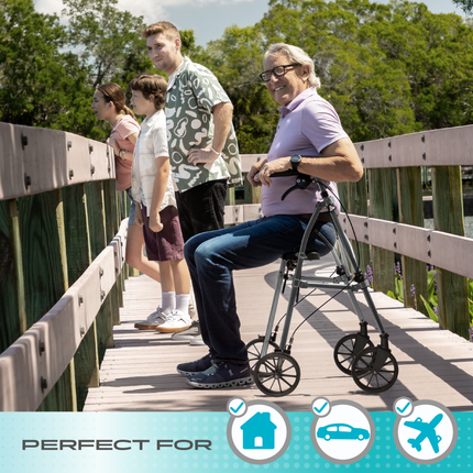 Wonder Rollator Plus with 8" Wheels by Stander - product image 3
