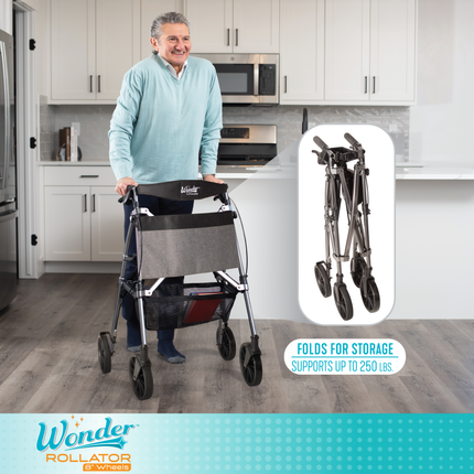 Wonder Rollator Plus with 8" Wheels by Stander - product image 2