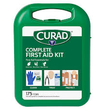 Curad by Medline complete first aid kit 175 items.