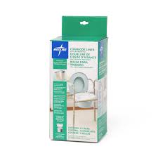 Medline Commode Liner with Absorbent Pad