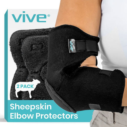 Sheepskin Elbow Protectors.