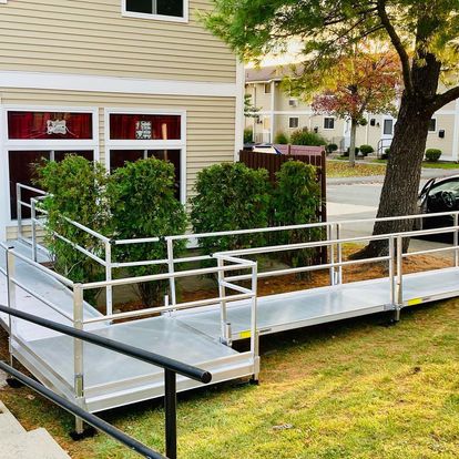 USED Aluminum Handicap Ramp with Professional Installation