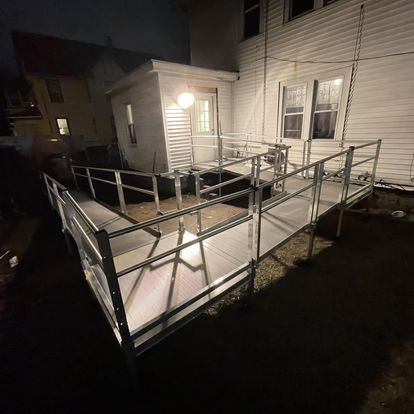 USED Aluminum Handicap Ramp with Professional Installation