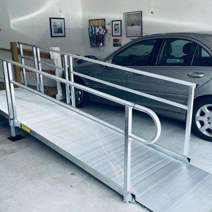 USED Aluminum Handicap Ramp with Professional Installation