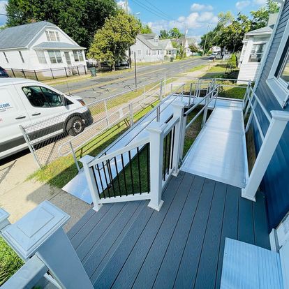 NEW Aluminum Handicap Ramp with Professional Installation