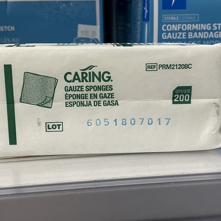 CARING Gauze Sponges