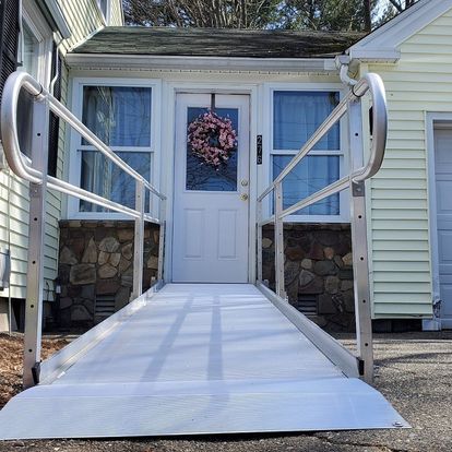 NEW Aluminum Handicap Ramp with Professional Installation