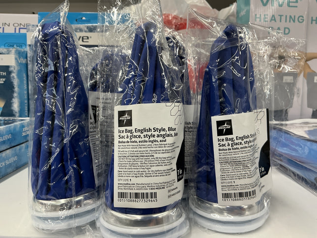 Medline Ice bag, English Style, blue