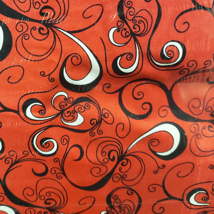 Convoluted foam  ring cushion 18" fancy red