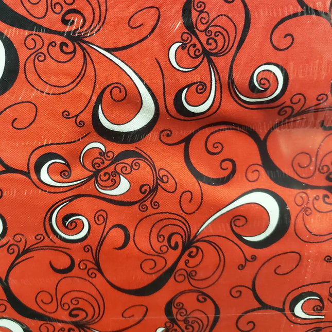 Convoluted foam  ring cushion 18" fancy red