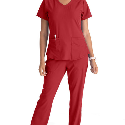 BREEZE TOP STYLE NUMBER:SK101 TRUE RED