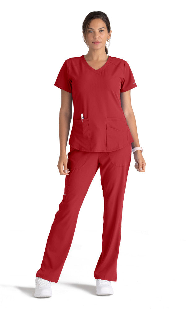 BREEZE TOP STYLE NUMBER:SK101 TRUE RED
